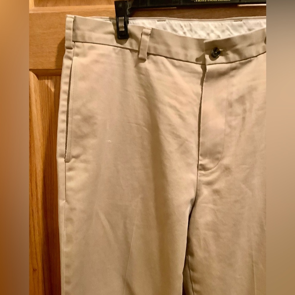 Men’s Brooks Brothers Advantage Tan Chinos Size 34x34 - Picture 6 of 8
